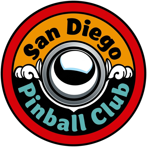 San Diego Pinball Club logo